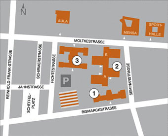 Gebäudeplan PH Karlsruhe